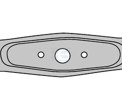 Cuchilla derecha 520 mm