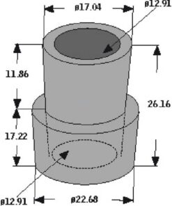 Anilla de reducción de polea