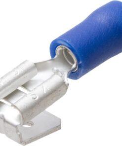 Terminal macho-hembra crimpar "piggy back", azul, 1.5-2.5mm², 6.4x0.8mm (100 uds.)