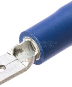 Terminal macho, azul, 1,5-2,5 mm², 4,8 x 0,8 mm, 100 uds.