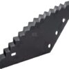 Cuchilla de mezcladora 528 x 274 x 6 mm,  Ø 19,5 mm