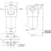 Pressure filter 1-1/4" 10µm
