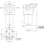 Pressure filter 1-1/4" 10µm