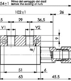 Válvula antirretorno pilotada 3/8''