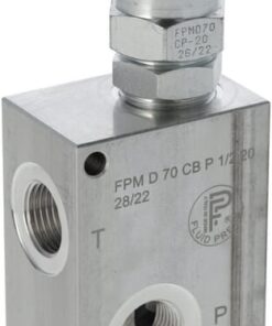 Pressure relief valve FPM D 70 CB P 1/2 20