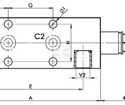 Válvula equilibradora de 3/8 con brida y ventilación