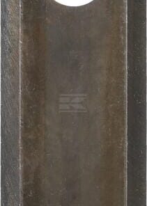 Cuchilla derecha de segadora, 116 x 47 x 4 mm, orificio Ø20,5 mm