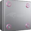 Terminal box KX 150mm x 150mm x 80mm Stainless steel