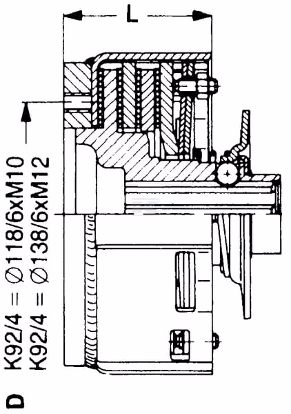 Limitador K92/4-brida 135 daNm 2 Limitador K92/4-brida 135 daNm