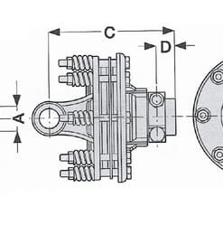 Acoplam. estriado T60 1 3/4 Z6