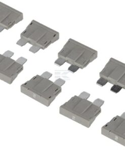 Fusible estándar de tipo cuchilla 80V 2A, gris, paquete 10 uds., Kramp 5 Fuse standard blade 80V 2A grey pack 10x Kramp