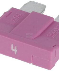 Fuse standard blade 80V 4A pink pack 10x Kramp