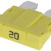 Fuse standard blade 80V 20A yellow pack 10x Kramp