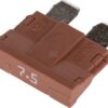 Fuse standard blade 80V 7.5A brown pack 10x Kramp