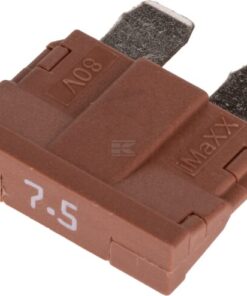 Fuse standard blade 80V 7.5A brown pack 10x Kramp