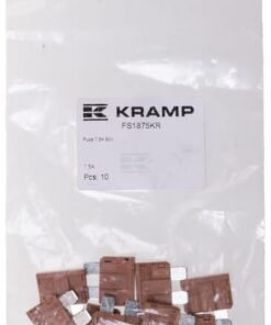 Fuse standard blade 80V 7.5A brown pack 10x Kramp