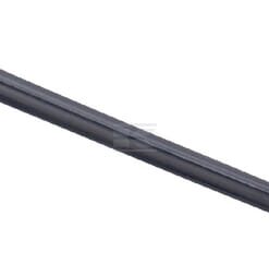 Púa de carga, recta, sección en estrella 35x860 mm, punta puntiaguda con pasador elástico Ø11,5, negra