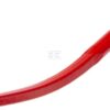 Púa cargadora, curva, sección cuadrada 36x680 mm, punta puntiaguda con tuerca M20x1,5 mm, roja