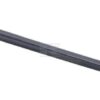 Púa cargadora recta, sección estrella, 35 x 1200 mm, en punta, con pasador elástico de Ø11,5 mm, negra, gopart