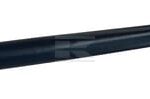 Diente cargadora frontal, recta, sección estrella 40x1000 mm, terminal en punta, fijación pasador elástico  Ø11,5 mm, negro, FST