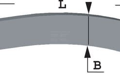 Diente curvado 50x12x505 p/Faucheux
