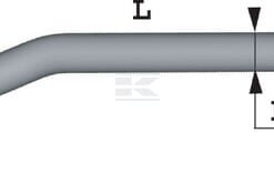 Diente de agarre Mailleux 550 mm Ø25 7 Diente de agarre Mailleux 550 mm Ø25