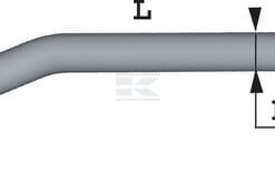 Diente de pinza Maill. 550 mm Ø28