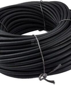 Tubo de protección 6 mm 100 m flexible corrugado, cerrado, negro 3 Tubo de protección 6 mm 100 m flexible corrugado, cerrado, negro