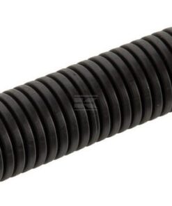 Tubo de protección 19 mm 50 m flexible corrugado, cerrado, negro
