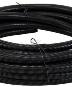 Tubo de protección 22 mm 25 m flexible corrugado, cerrado, negro 3 Tubo de protección 22 mm 25 m flexible corrugado, cerrado, negro