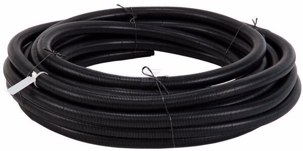 Tubo de protección 22 mm 25 m flexible corrugado, cerrado, negro 2 Tubo de protección 22 mm 25 m flexible corrugado, cerrado, negro