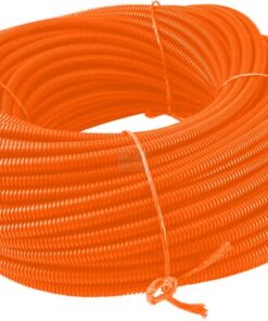 Tubo de protección 19 mm 50 m flexible ondulado, abierto, naranja 3 Tubo de protección 19 mm 50 m flexible ondulado, abierto, naranja