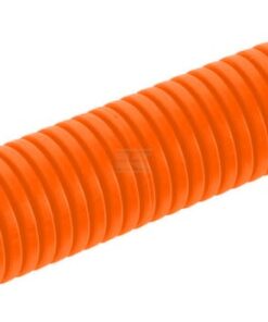 Tubo de protección 28mm 25 m flexible corrugado, cerrado, naranja