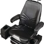 Asiento con suspensión mecánica, Actimo M, en PVC, palanca frontal regulación peso