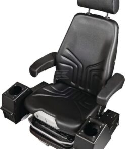 Asiento con suspensión mecánica, Actimo M, en PVC, palanca frontal regulación peso