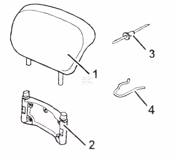 Preparation backrest 9 Preparation backrest