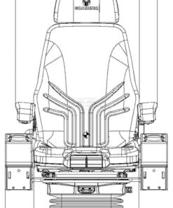 Asiento con suspensión neumática Primo XL 24 V