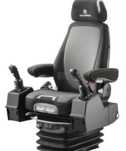 Asiento con suspensión neumática Actimo Evolution 24V, para excavadora