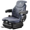 Asiento con suspensión neumática Primo XL Plus de textil 12V de baja frecuencia Grammer
