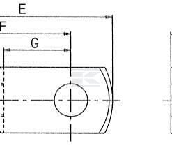 Horquilla G18 x36 sin sujeción