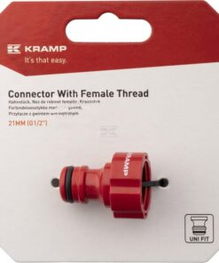 Conector con rosca hembra 1/2" 10 Conector con rosca hembra 1/2