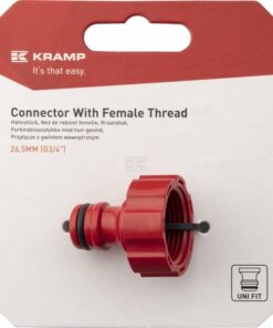 Conector con rosca hembra 3/4