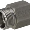 Racor hembra 15L x 3/8" BSP, acero inox.