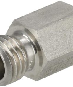 Racor hembra 6L x 1/4" BSP acero inox.