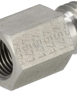 Racor hembra 6L x 1/4" BSP acero inox.