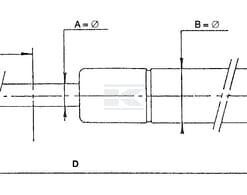 Amortiguador de gas Vapormatic
