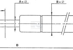 Amortiguador de gas Vapormatic
