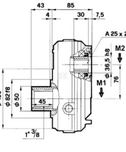 Multiplicador para bomba GR 2 1:3,5