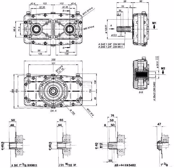 Caja GBF-30-D-2-2.0 (B 2 Caja GBF-30-D-2-2.0 (B