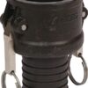 Acoplamiento de desenganche rápido 2", extremo de manguera D=50 4 Acoplamiento de desenganche rápido 2", extremo de manguera D=50